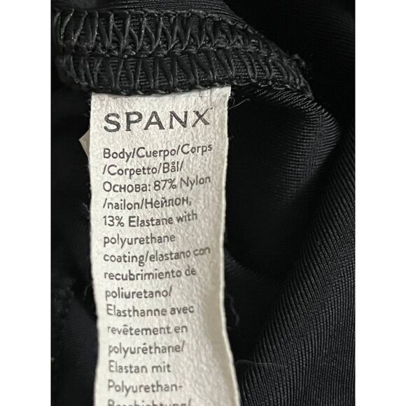Spanx Leggings Women Black Shimmer Metallic leggings Size 2X A001894 - Picture 6 of 8